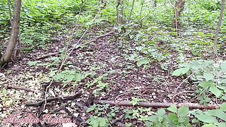 18 year old smoking girl fucked in the ass and pissed on in the forest