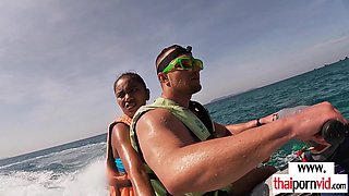 Amateur Porn Thai young cutie suck BWC on jet ski