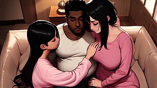 Stepmom Catches Stepdad Fucking Stepdaughter and Understands