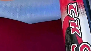 Hockey Stick Jerk off Featuring Chloe Toy