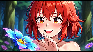 Cute Girls in Forest, Ai Animation