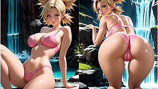 Hentai Anime And Anime Girl In Temari From Naruto In A Steamy No-rules Game