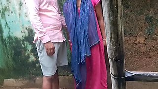 Stepbrother Fucks Komal Hard Outdoor in Rough Indian Sex Scene