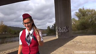 Czech Streets 106 Stewardess Andrea