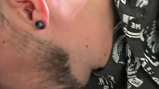 Hardcore pegging queen at submissed