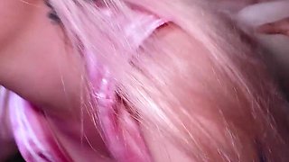 Blowbang and Group Sex for Pink Hair Natural Teen Maria Gail in Berlin