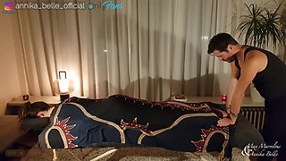 Sensual Massage for Annika and She Can't Control Herself Part 1