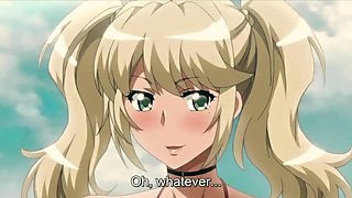 Hairy Juicy Busty Blonde Gets Creampie Filled in Uncensored Hentai Sex