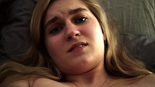 Small titted babe gives awesome blowjob