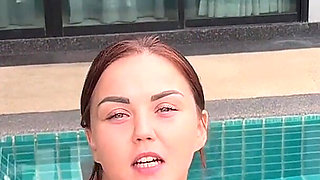 I Met the Naked Chick Near the Hotel Pool, and We Agreed We Should Take Advantage of This Opportunity and Fuck