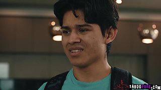 Stepdad Fucks GF as stepson Watches