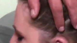Young girl sucking cock like a pro