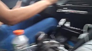 Masturbated in Her Car, Then Cummed in Her Mouth – Ride-Share Blowjob