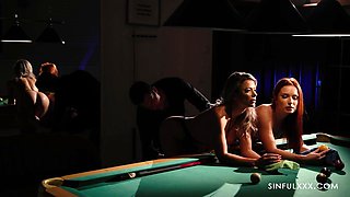 Shalina Devine And Clemence Audiard cock sharing - Cumshot, erotic threesome