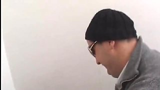 Hairy MILF with Glasses Takes Two Cocks - Amateur Threesome Facial & Big Ass Fuck