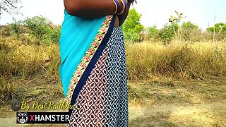 Indian Aunty Desi Outdoor Showing Big Tight Ass Pussy Hindi Audio