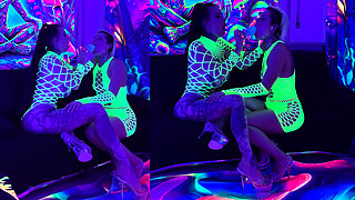 Neon Light with 2 Crazy Girls