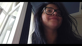Masturbate I Need Smoking on Balcony Plus Small Close-up View on My Hard Nipples