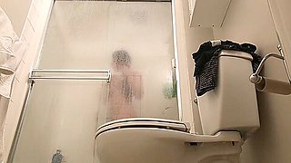Bubble Butt teenager 18+ SPIED in the shower! Cant believe im doing this to her