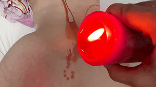Hot Wax Session While We're Having Sex