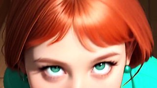 Stunning redhead brunette blonde pov blowjobs in hut beach