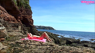 Outdoor Bondage Dream - Bound, Gagged & Climaxing on the Beach