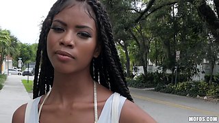 Wonderful ebony teen seductress hot adult video