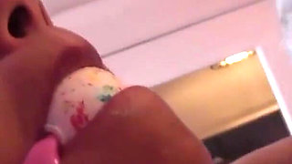 Lezdom instructing amateur lesbians how to seduce each others pussy