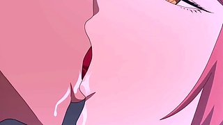 Chainsawman hentai - Makima has a hot sex with Denji in a movie theatre