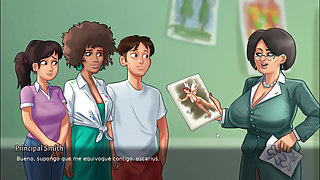 Art Class Ends Hot With Everyone Naked - Summertime Saga