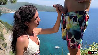 Public Dick Flashing - Girl Help Me To Cum In Mountains
