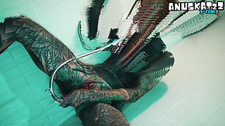 Solo Teen Masturbation Testing My New Shower Wand Toy