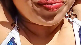 Showing off My Sweaty Pits Out on a Hot Summer Day. No Talking Just Showing off Armpits