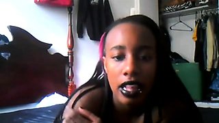 Crazy Pierced Black Teen Sexy Bedroom Dance - Ameman
