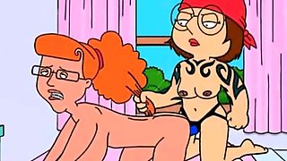 Famous cartoon lesbian MILFs