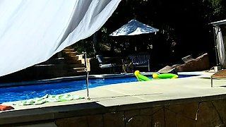 Amateur real small titted party teen slammed in gym class