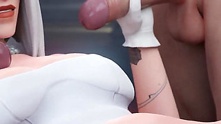 Ashe's Wedding Gone Wild with Group Double Penetration and Threesome - 3D Overwatch Animation