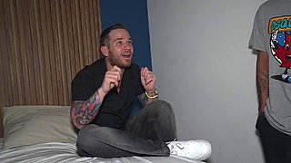 Petite colombian destroyed by two big dicks! DP