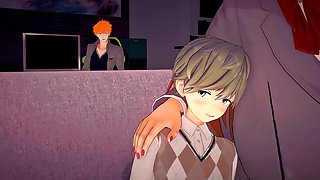 Orihime Inoue Cheats with Boy