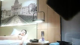 Sexy amateur blonde Russian web cam girl sucking on her toy