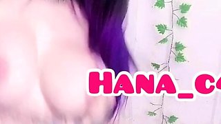 Chubby Brunette Big Boobs Dildo Masturbation