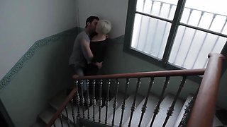 Lesbians With Strap-on In A Dark And Erotic Cabaret With Didac Duran And Samia Duarte