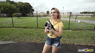 Bangbros - evie christian gets an suggest she cannot turn down and boards the bang bus for an buttfuck bang