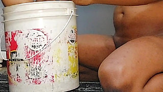 Sissy Slave at Home Serving Her Mistress