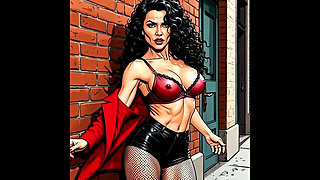 Casting for a 40-year-old Sexy Slut. Cartoon. MILF Black Stockings