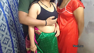 Best Indian Desi Threesome Sex Video.