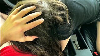Public Car Blowjob With A Horny Teen Babe Swallows All My Sp