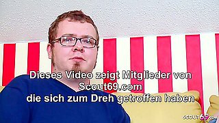 German Nerd Cuckold Let Bbw Wife Fucked In Mmf Three With Sei N
