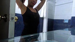 Naughty Asian Strokes My Dick Like A Pro