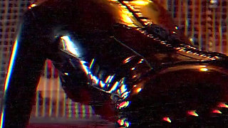 Mature Domme Commands Masked Slave to Bend Over Exposed